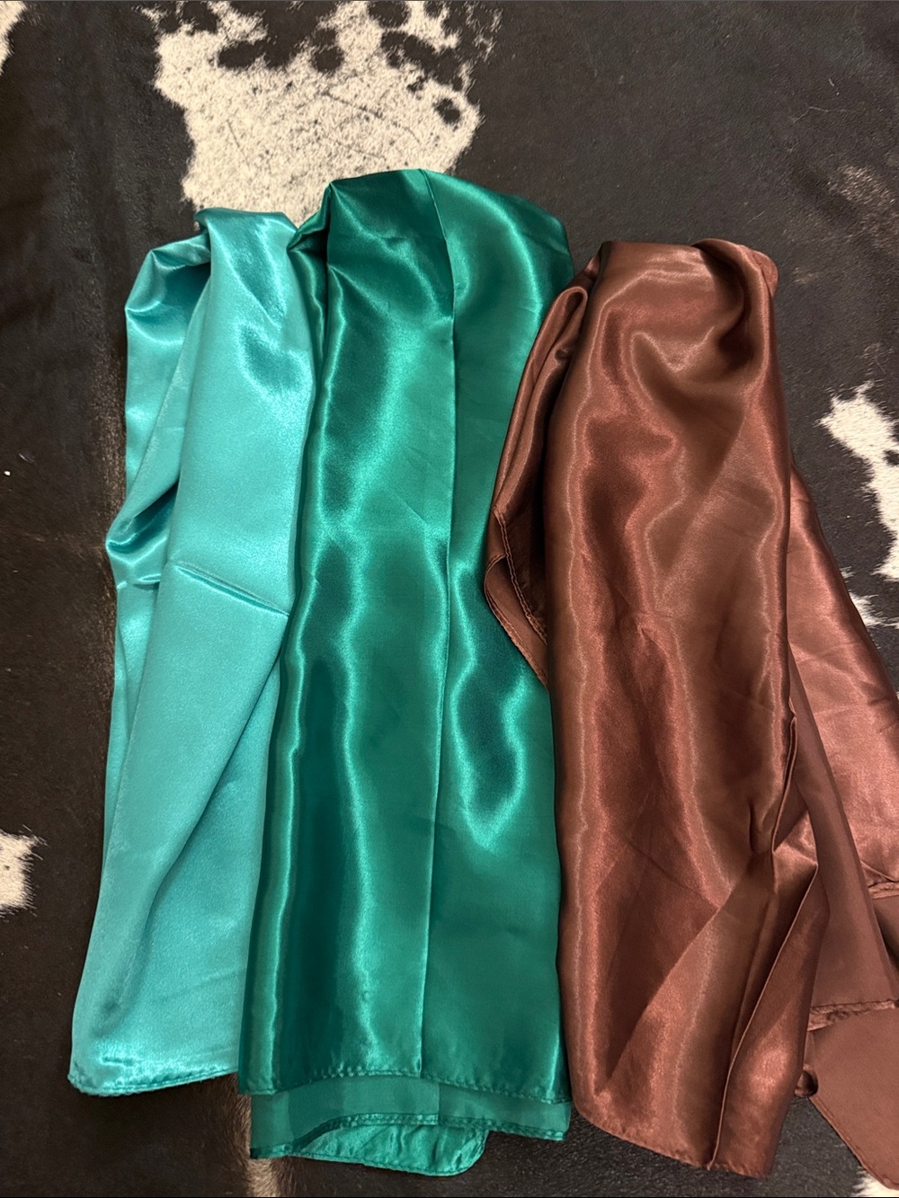 Set of 3 western wild rag scarves - NWOT